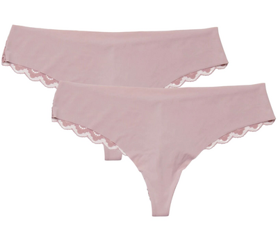 Milki String 2-pack, Dusty Pink