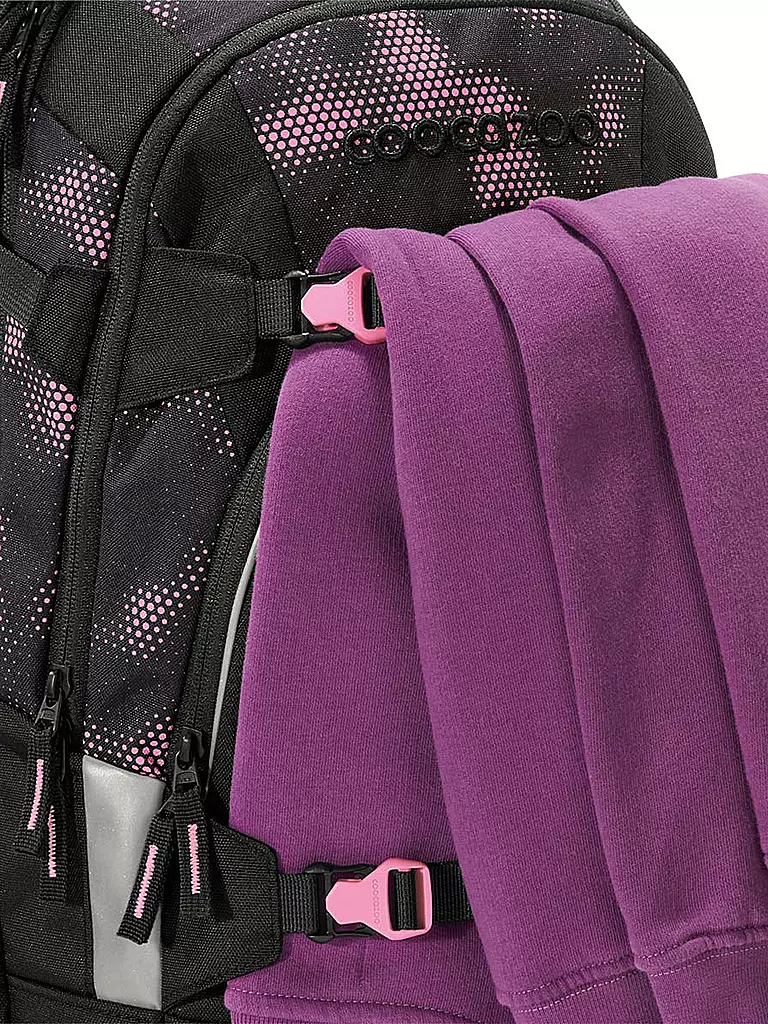 COOCAZOO Schulrucksack MATE PINK ILLUSION schwarz