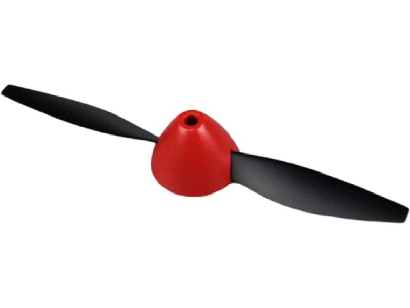 TOP-RC Propeller und Spinner Mini P-51D Rot Ersatzpropeller und Spinner zu Mini P-51D