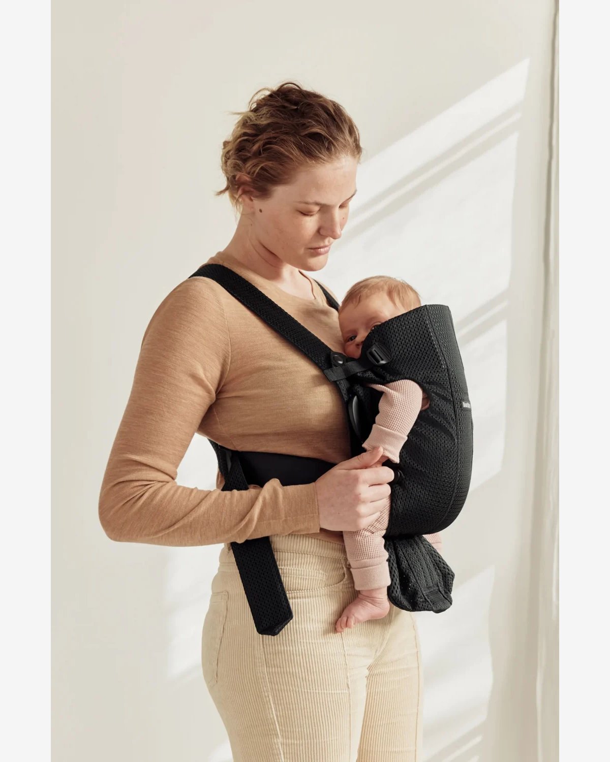 Mini Bæresele Nyfødt – Ekstra Nærhet – Baby Carrier 0-12m, Black