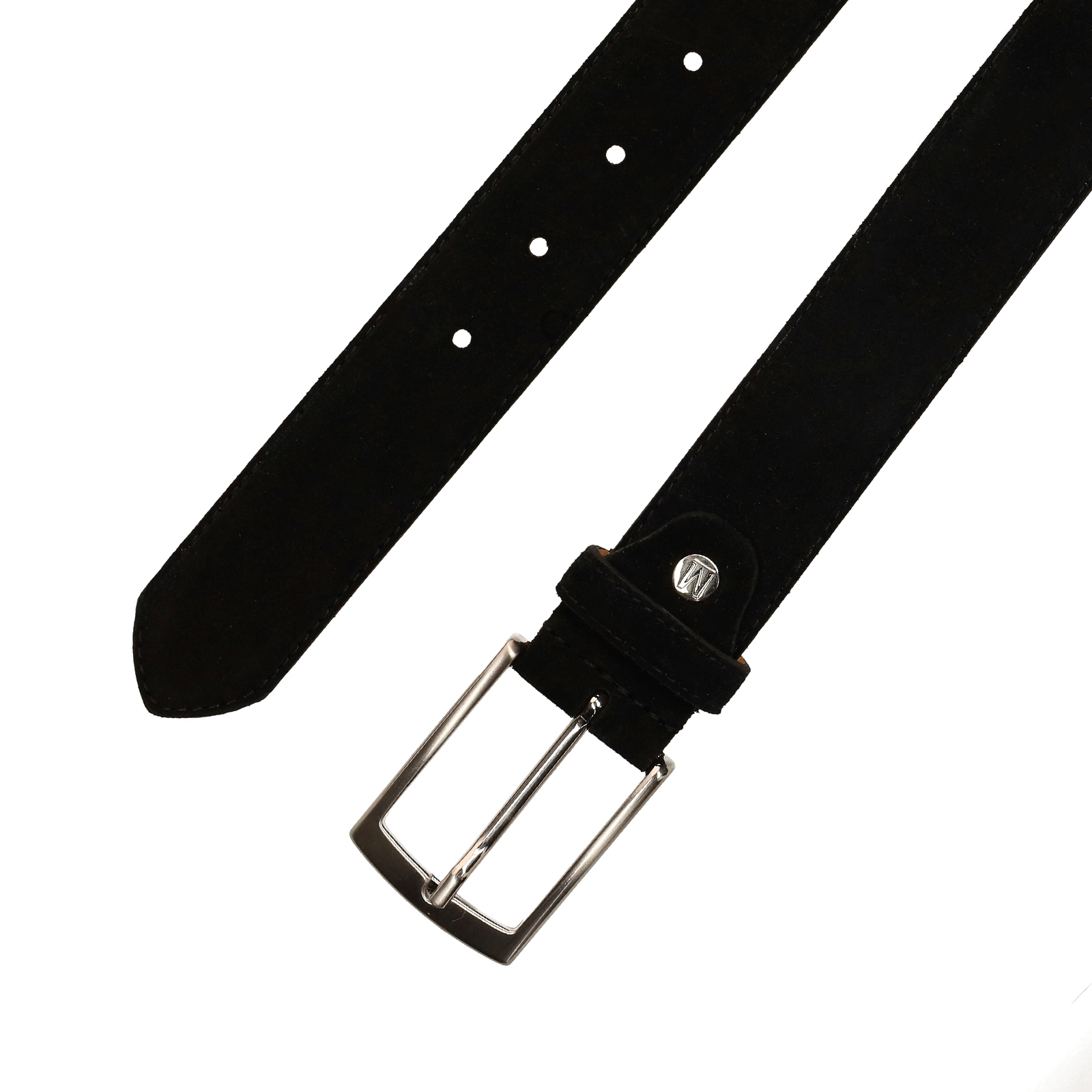 Zwarte suède riem