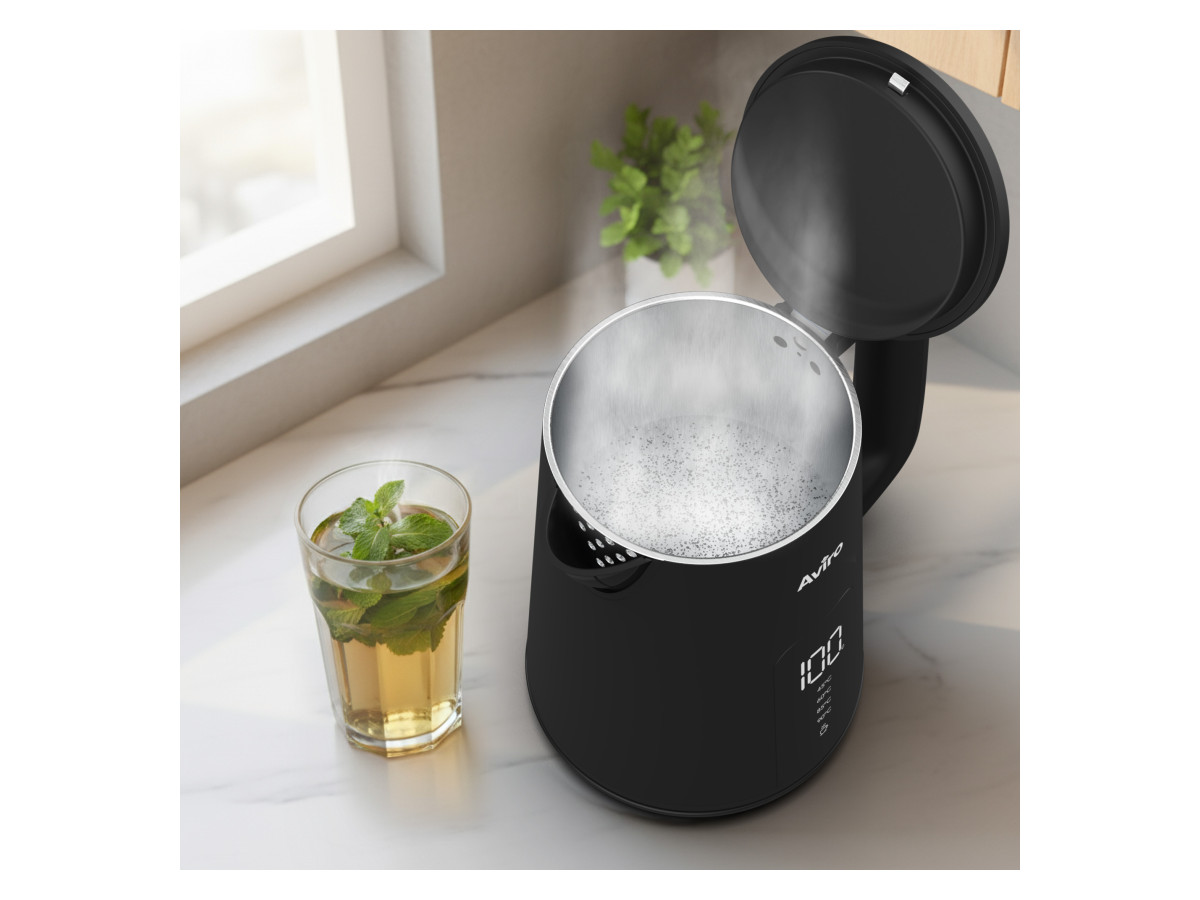 Aviro waterkoker met temperatuurregeling - 1,7 liter