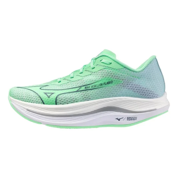 Mizuno Dame Løbesko Wave Rebellion Flash 2 Grøn