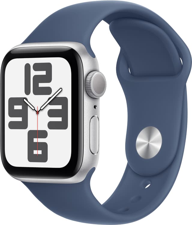 Apple Watch SE 2nd Gen 44mm LTE (Silver Alu/Denim sport band S/M)