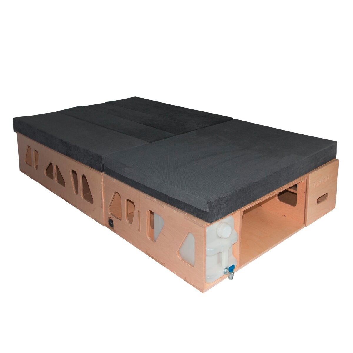 Moonbox Campingbox 115 mit Tisch passend für Van/Bus UV-Lack