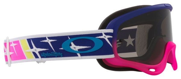 Masque Oakley O-Frame MX x Troy Lee Designs Speed Stars / Ecran Dark Grey / Ref : OO7029-87