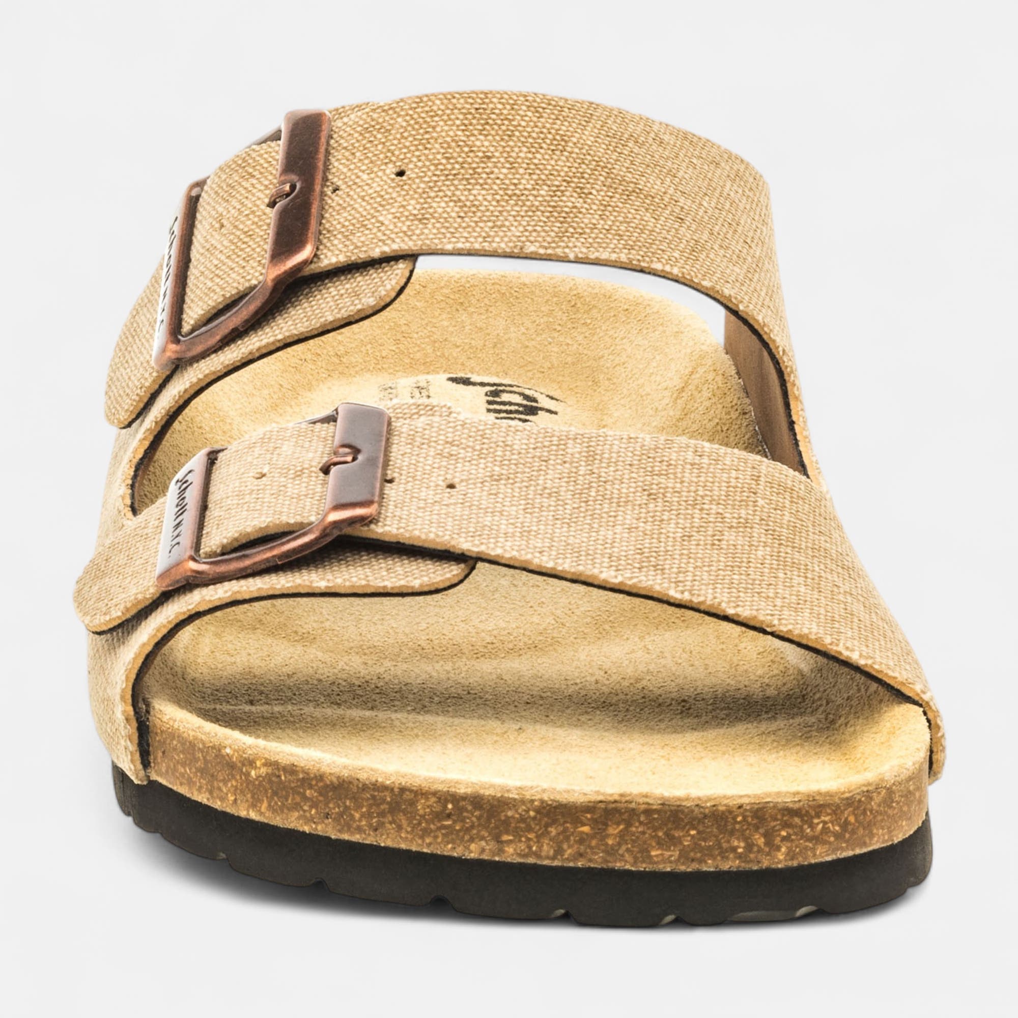 Mules semelle liège Homme beige
