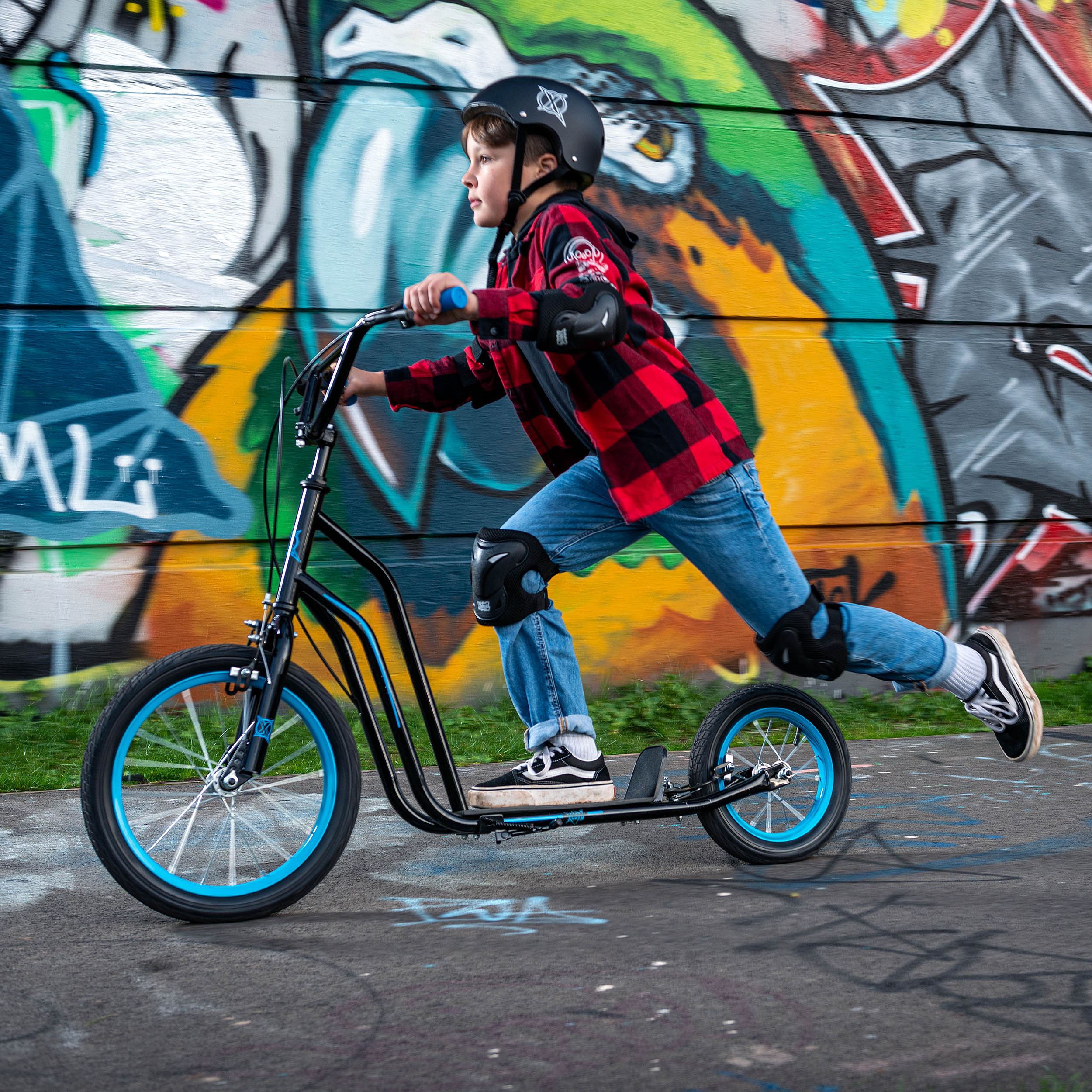 BMX Scooter SNAKE (Farbe: blau)