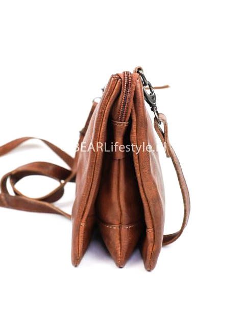 Bear Design Callisto Pelle Portemonnee tasje Uma XL Cognac CP1268