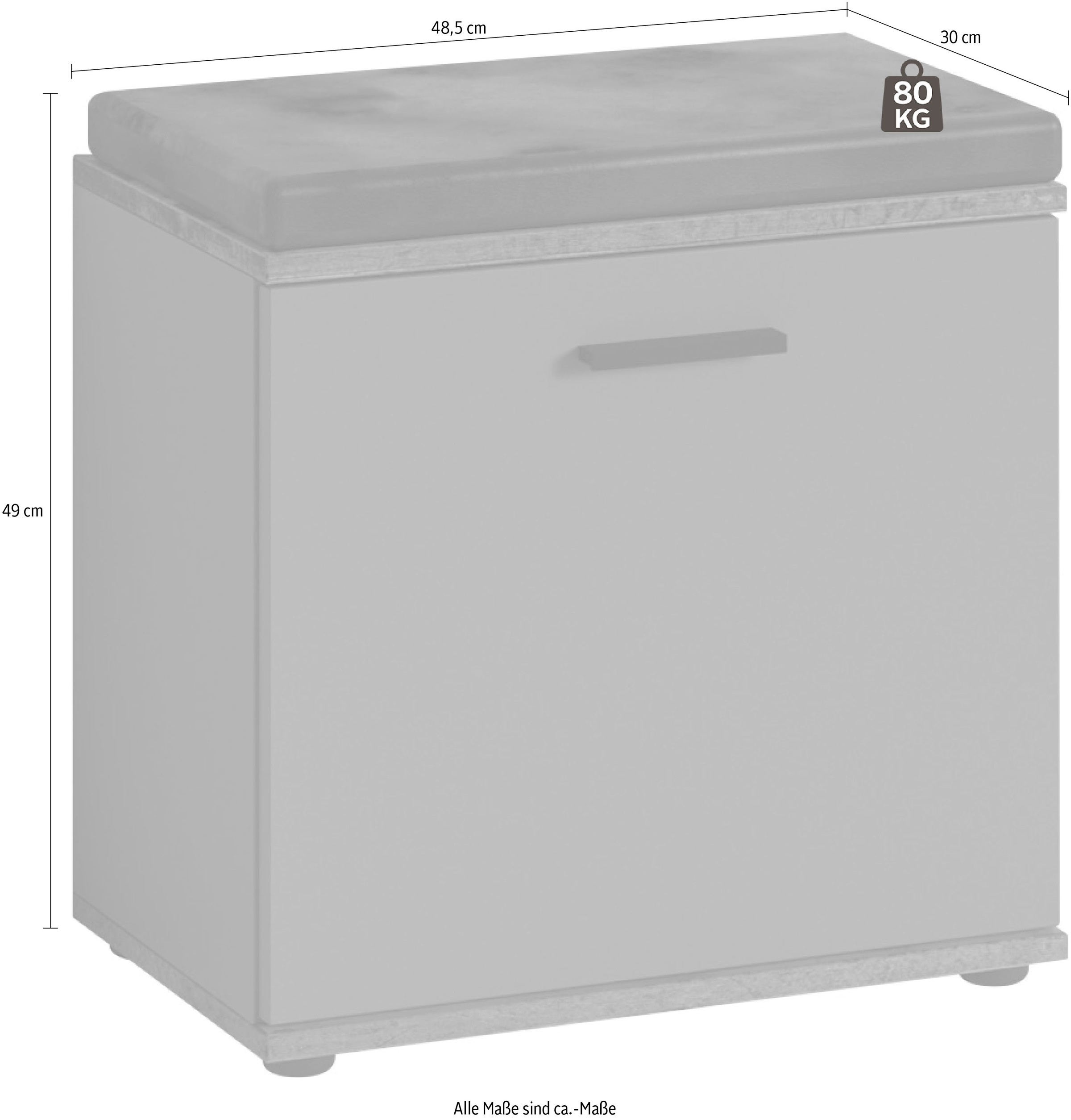 INOSIGN Sitzbank »Jakob« Breite 48,5 cm