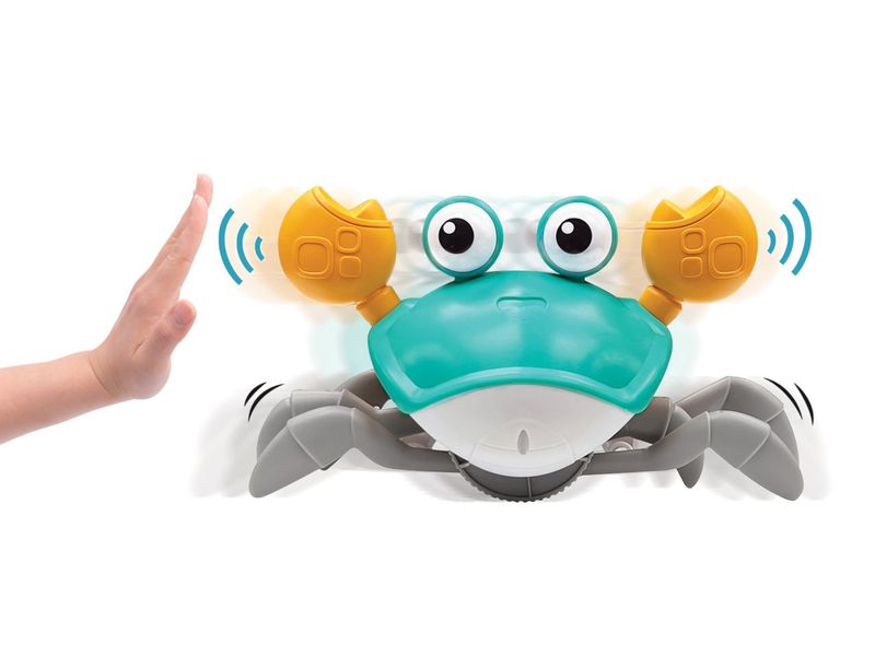 Totally Laufende Krabbe mit Sound & Sensor Niedliches Krabbelspielzeug mit Musik