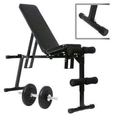 Banc de musculations compact 3 positions sport fitness musculation 0701076