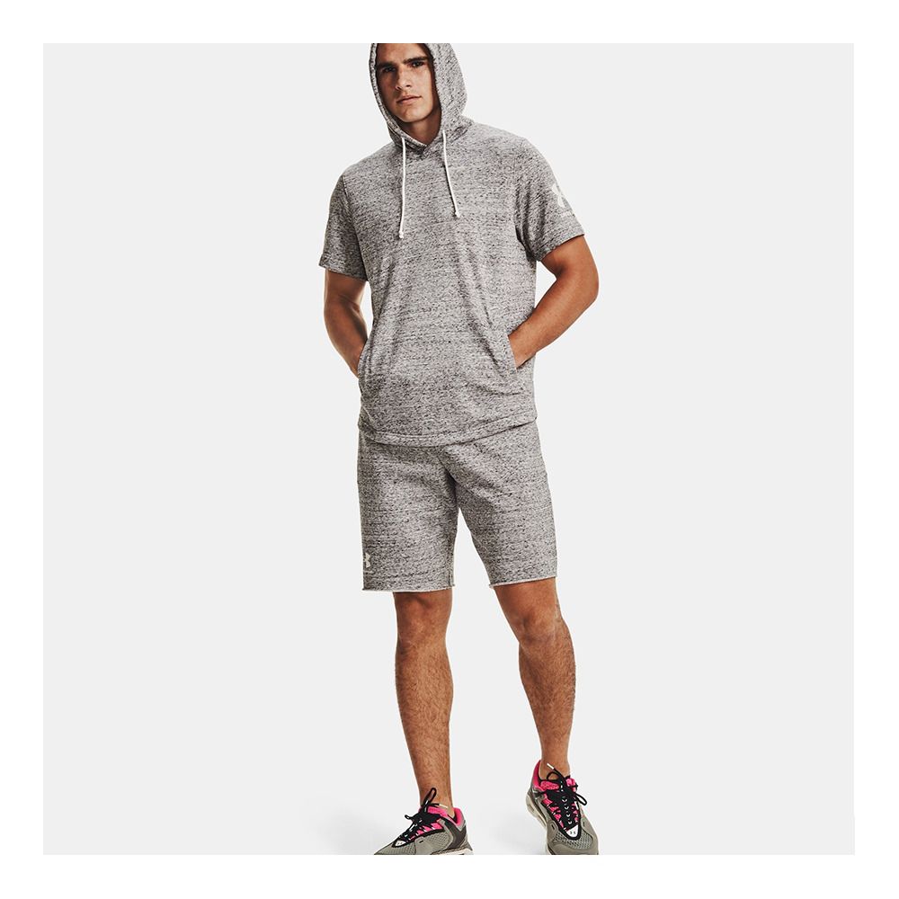 Under Armour RIVAL TERRY - Short Homme white