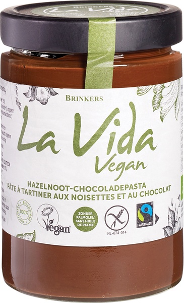 La Vida Vegan Hazelnootpasta (600 gr)