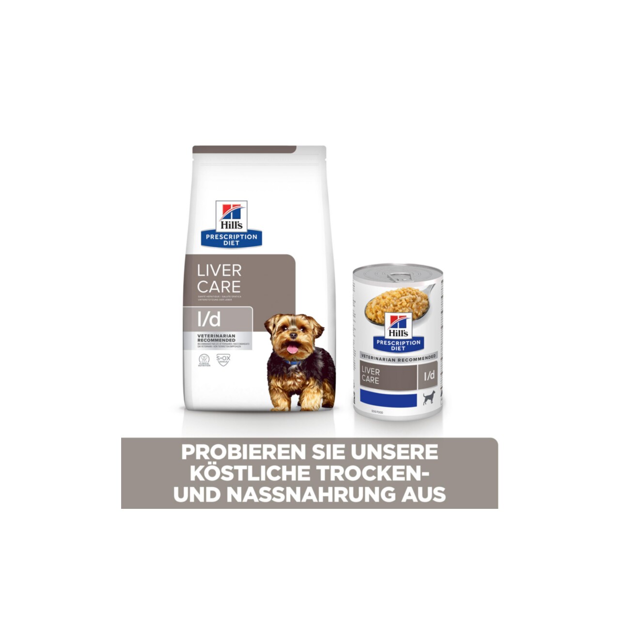 Hill's PRESCRIPTION DIET l/d Trockenfutter Hund zur Unterstützung der Leber 4 kg