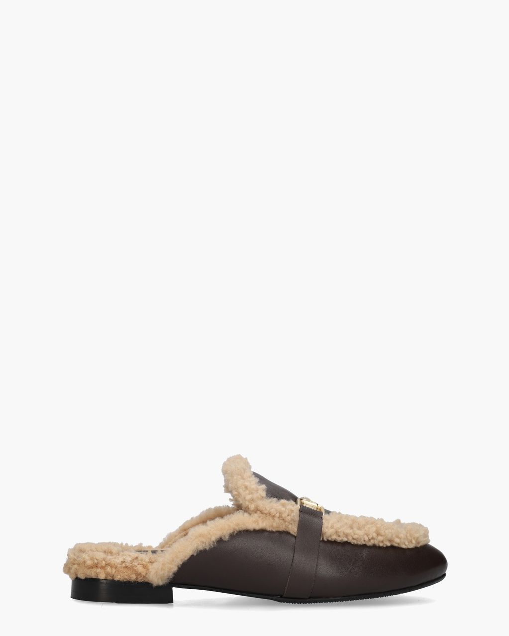 Gioia Semi Donkerbruin Damesslippers