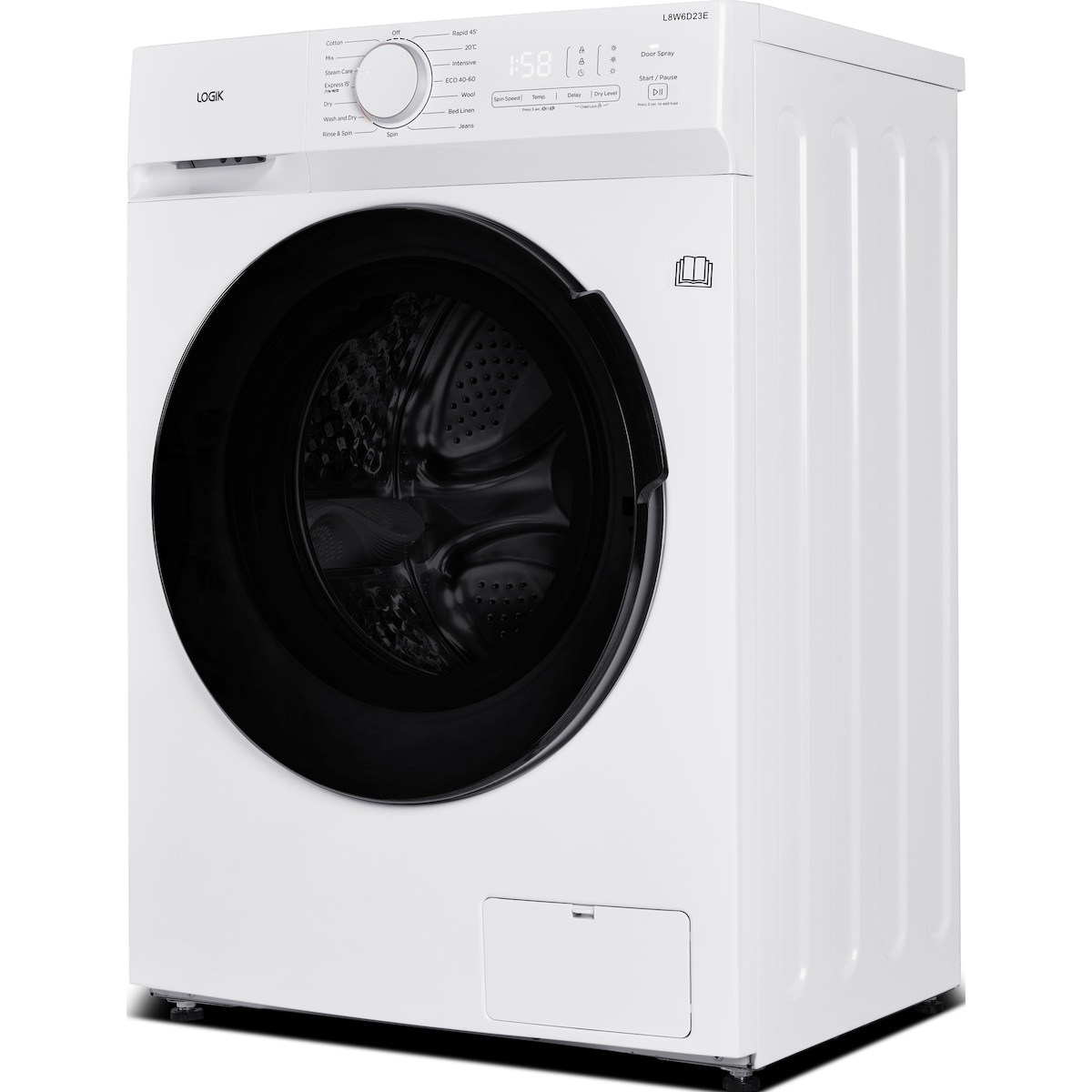 Logik vaskemaskin/tørketrommel L8W6D23E