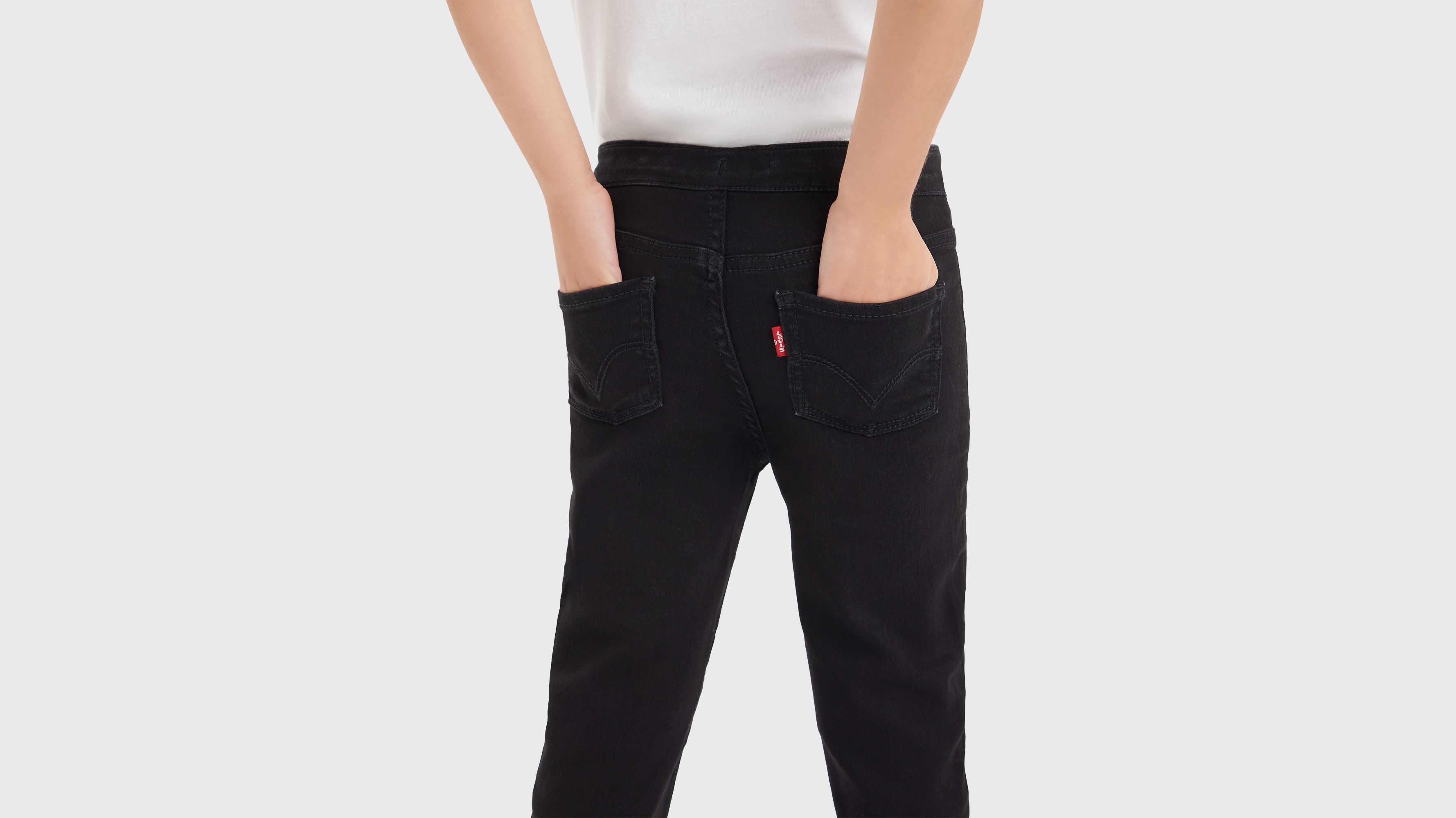 Jegging à enfiler pour enfant - Black - Noir