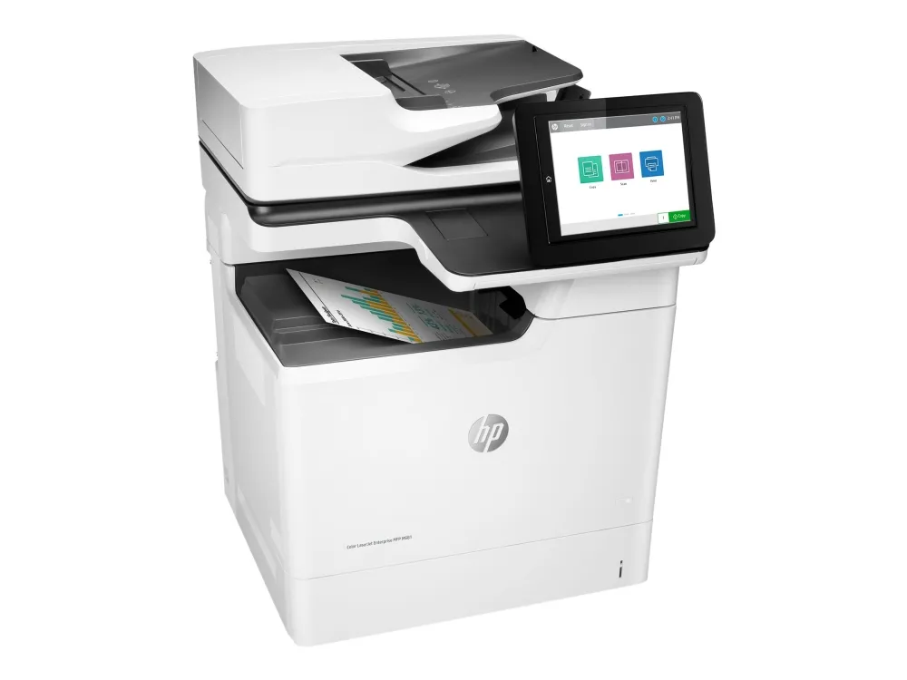 HP Color LaserJet Enterprise MFP M681dh - Multifunktionsprinter - farve - laser - 215.9 x 863.6 mm (original) - A4/Legal (medie) - op til 47 spm (kopiering) - op til 47 spm (udskriver) - 650 ark - USB 2.0, Gigabit LAN, USB 2.0 vært