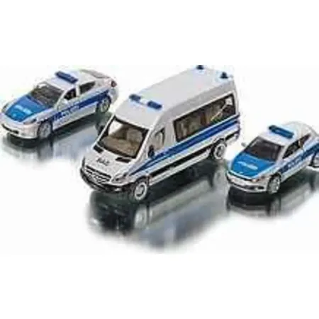 SIKU 7507 Polizei Fahrzeuge Set Sprinter Porsche Scirocco, 1:50