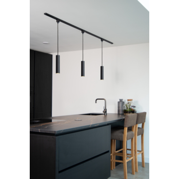 Lucide 1-fase hanglamp voor railsysteem Track Floris 50W zwart