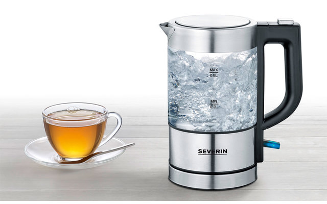 Severin WK 3472 Mini Glas-Wasserkocher 1.100 W 500 ml