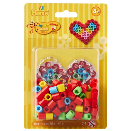 Hama Bügelperlen Kleine Blister-Packung - Maxi Herz