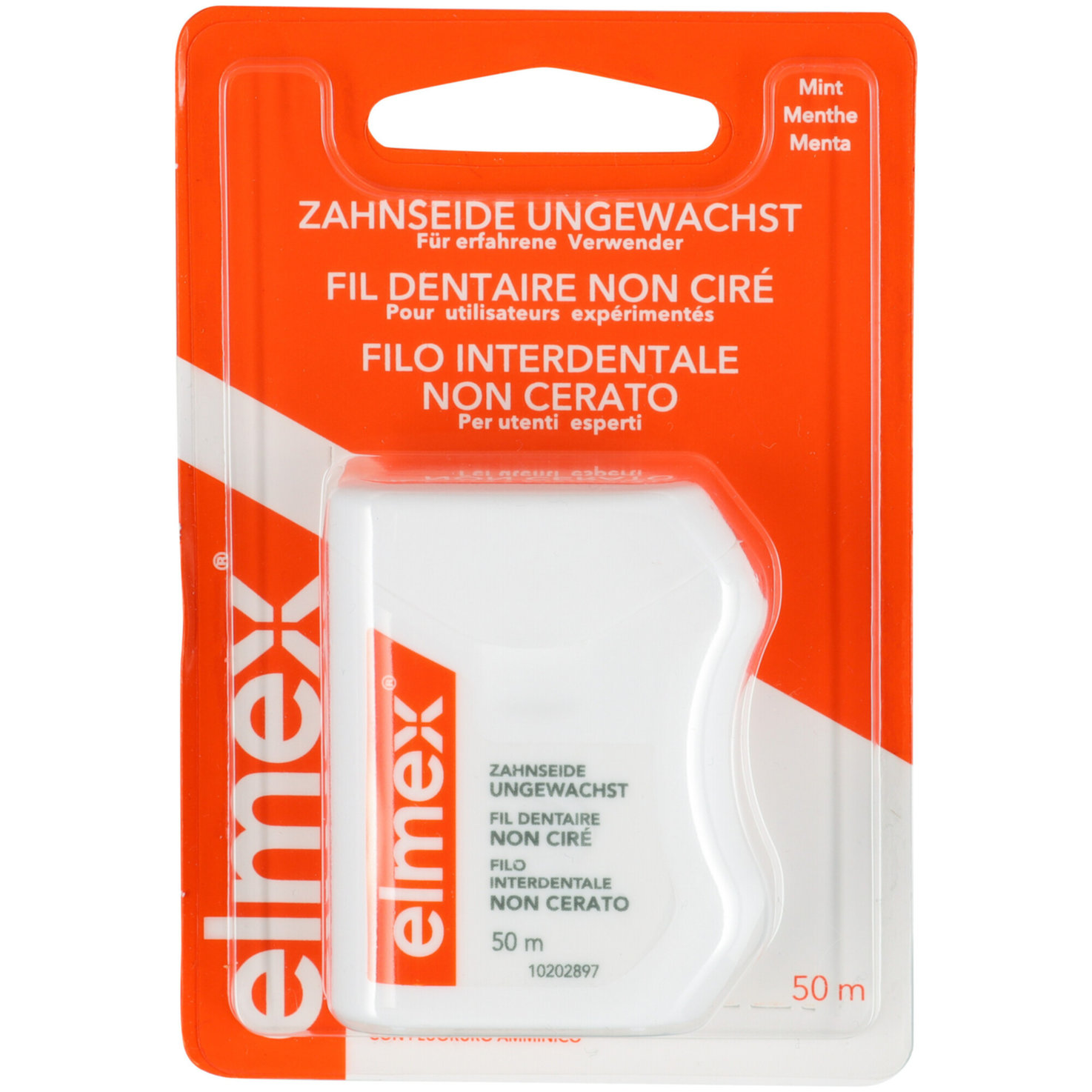 elmex Zahnseide ungewachst 50m