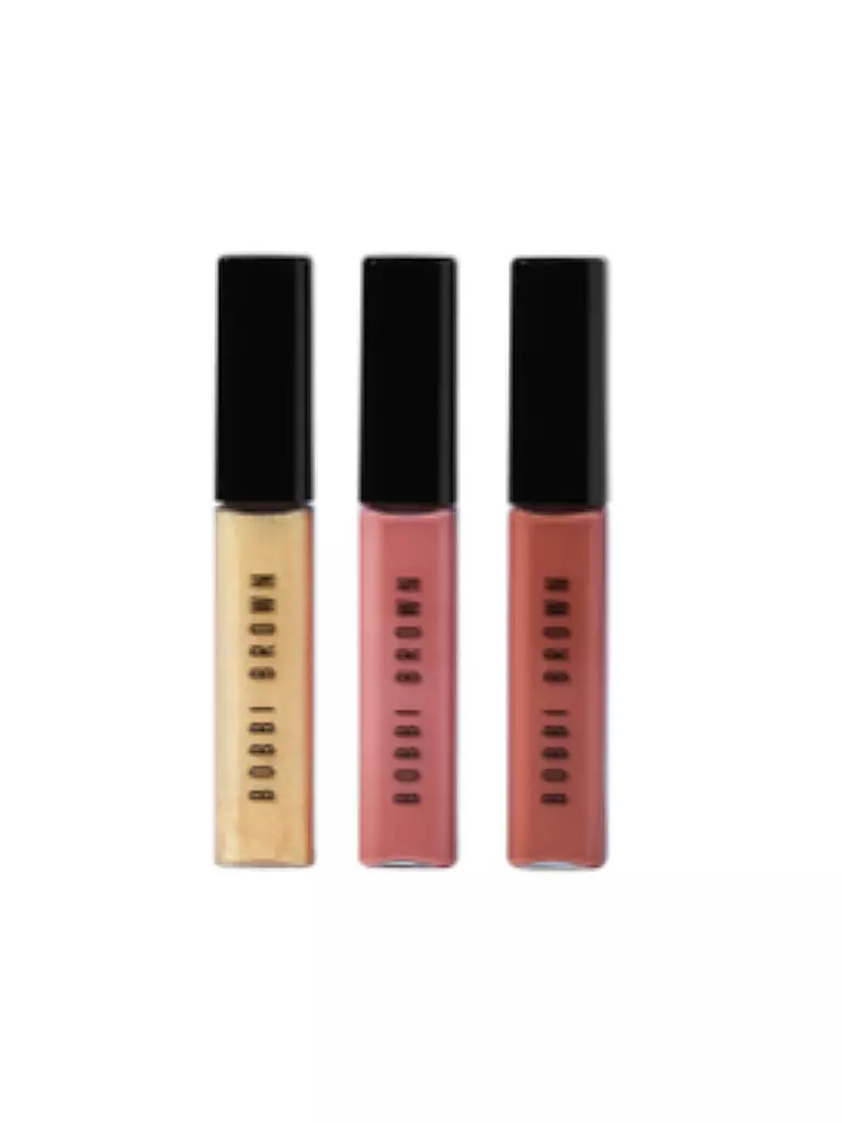 BOBBI BROWN Geschenkset - Swipe and Shine Crushed Oil Infused Gloss Trio (Nude) camel