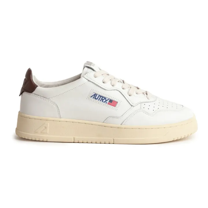 Autry Baskets Medalist Low Cuir | Brun