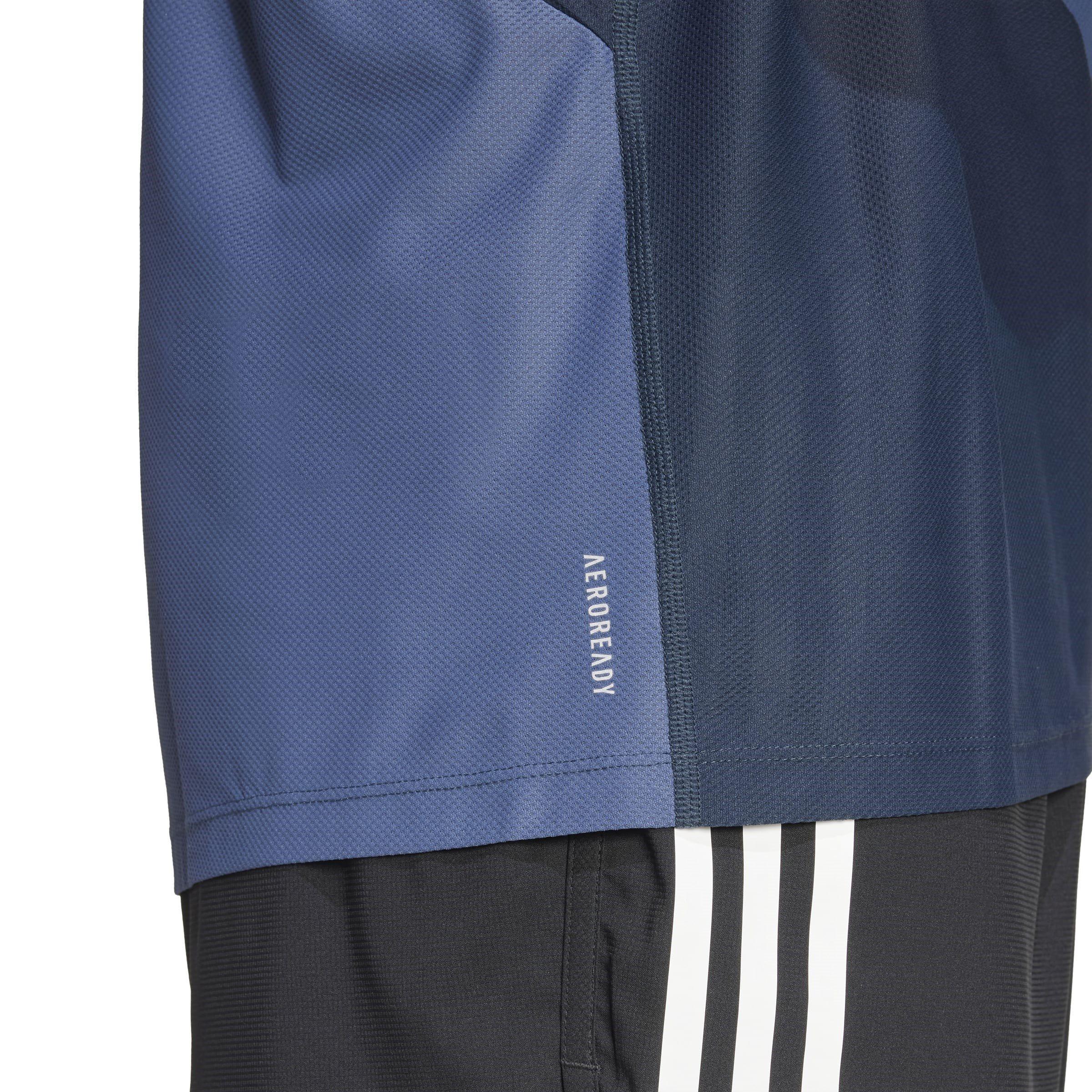 adidas Own the Run Colourblock AEROREADY T Shirt Mens