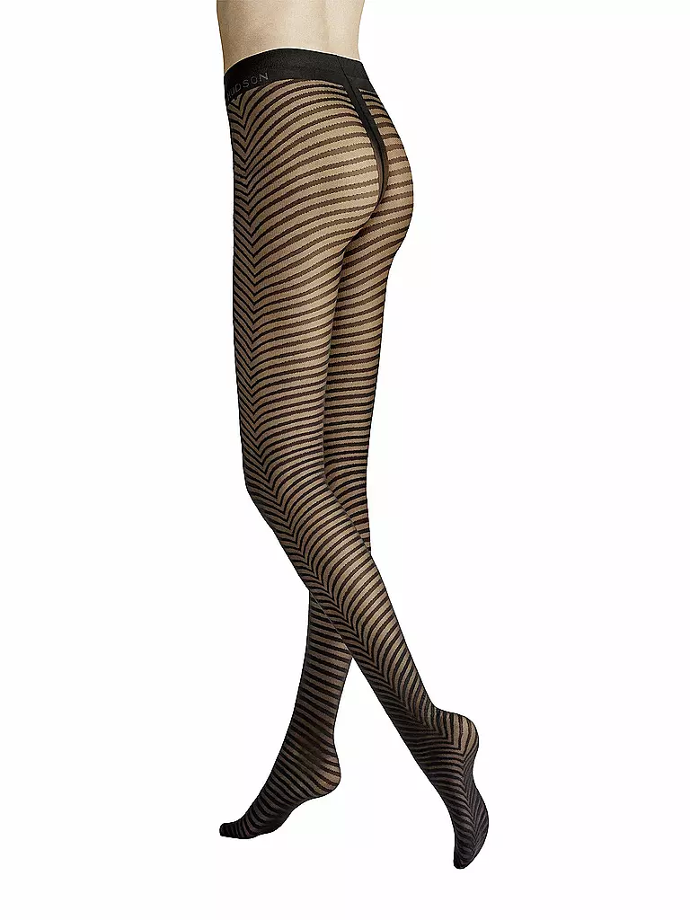 HUDSON Modestrumpfhose GRAPHIC ANIMAL black  schwarz