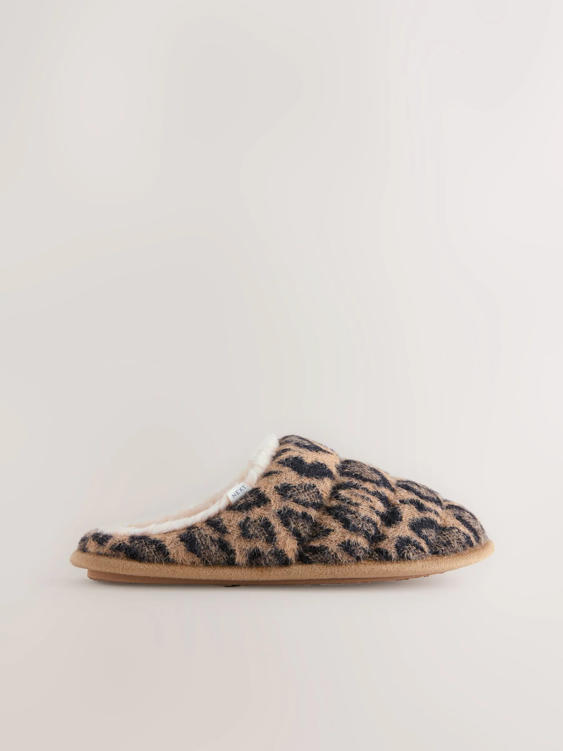 Dierenprint - Quilted Brushed Mules