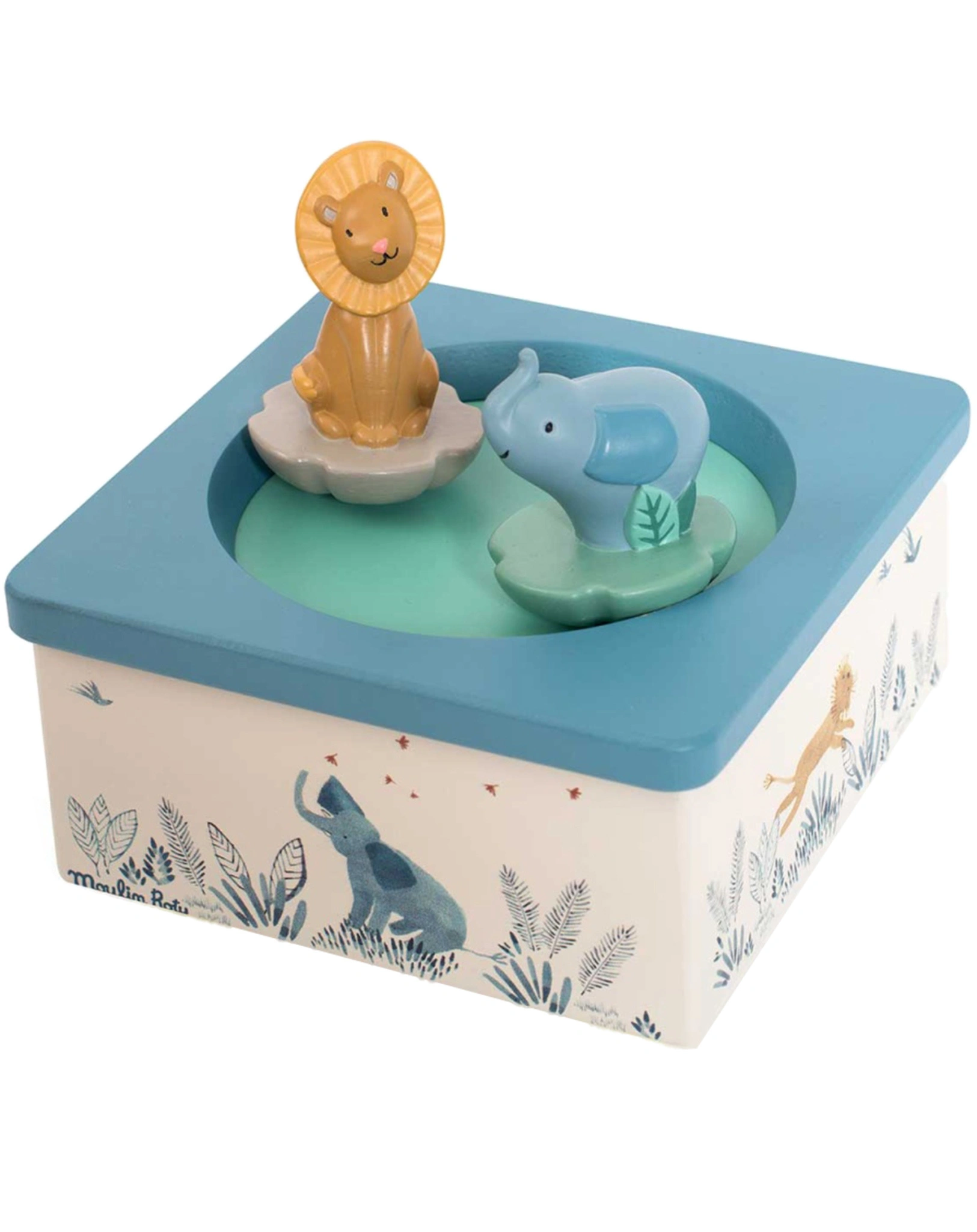 Spieluhr SOUS MON BAOBAB in blau
