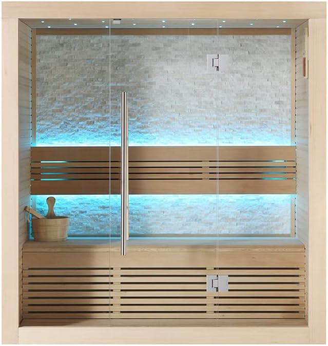 AWT KOS Sauna 1103C Hemlock/120x105/ohne Ofen