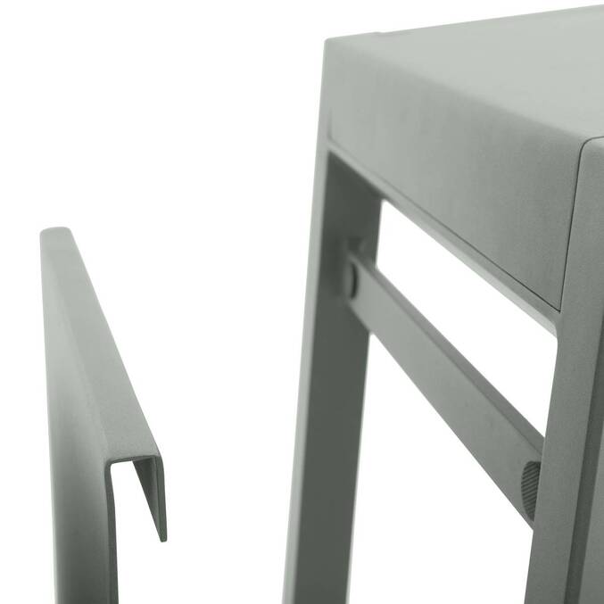 Table d'appoint de jardin carrée ALLURE Vert laurier