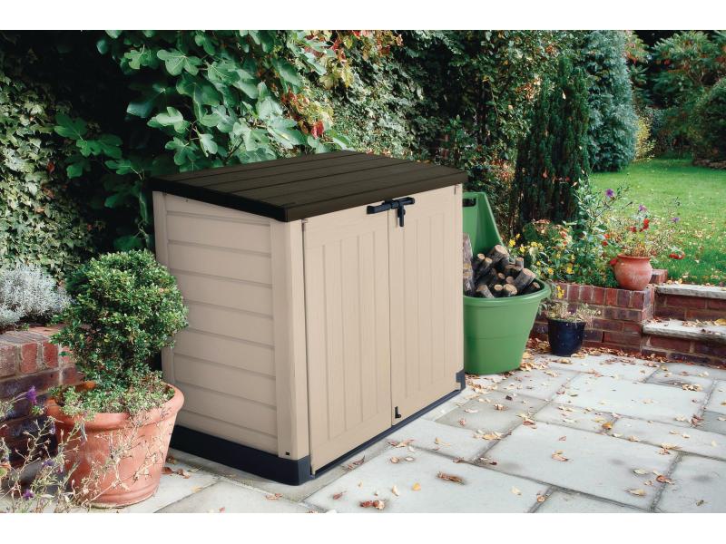 Keter Gartenschrank KST Store It Out MAX Beige/Braun Aufbewahrungsschrank