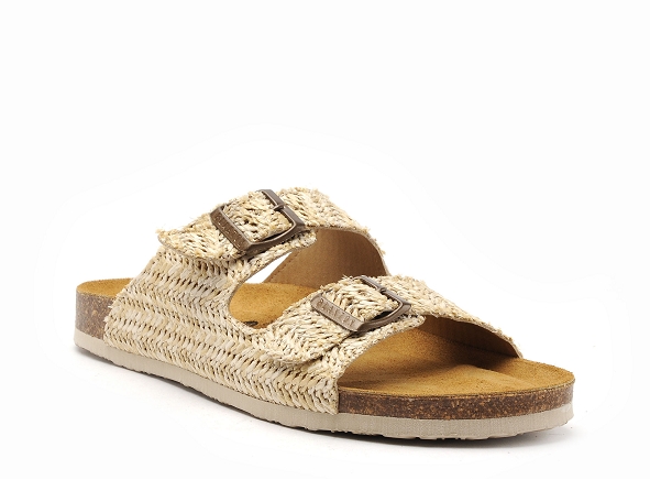 Plakton mules et sabots plats femme beta 180010 beige