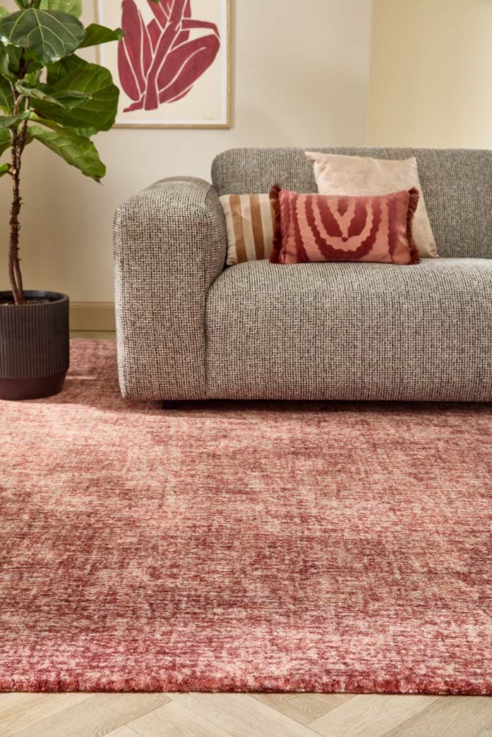 Vloerkleed Warm Red Tweed FloorArt  | Brinker