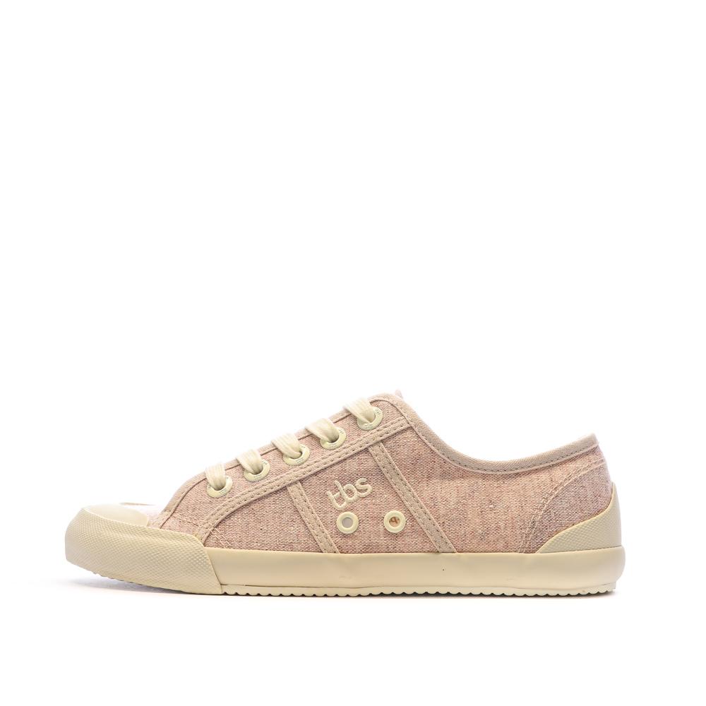 TBS Chaussures en Toile Rose Femme TBS OPIACE
