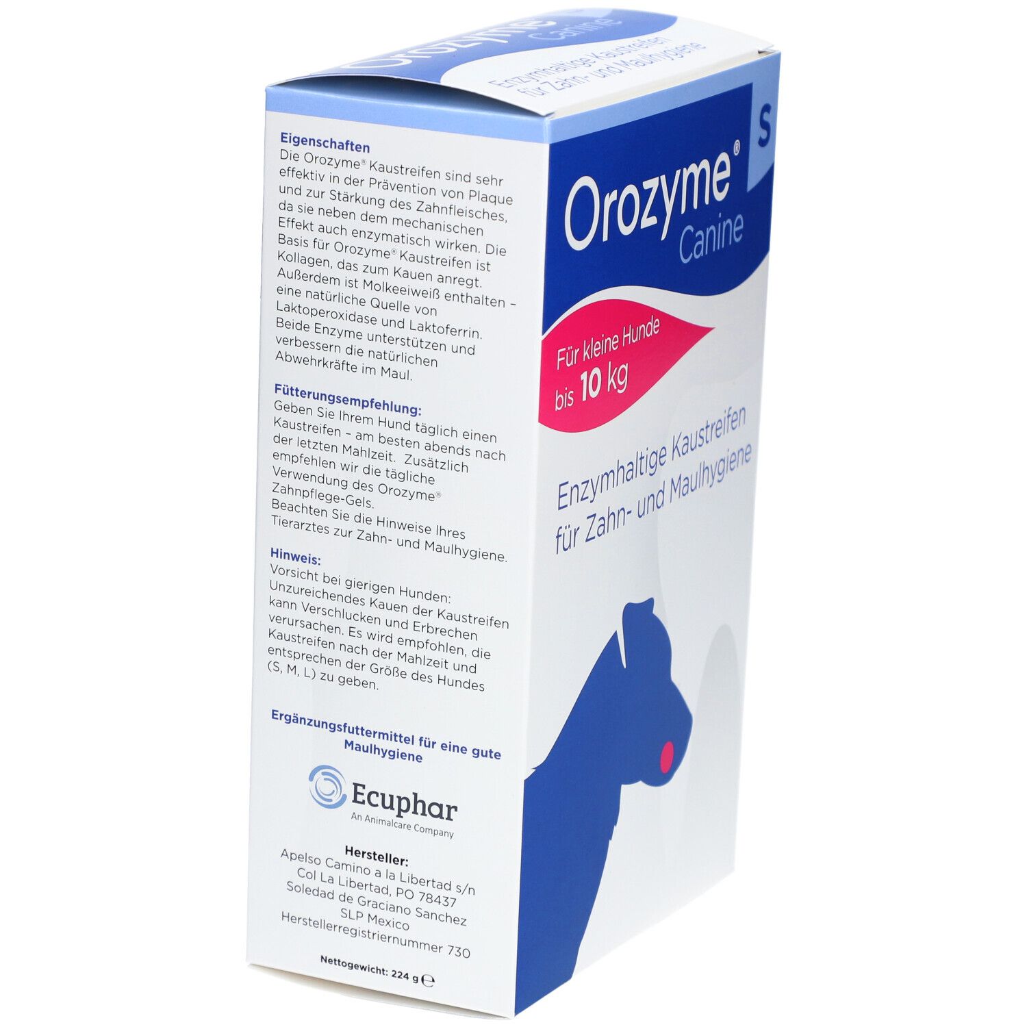 Ecuphar Orozyme Kaustreifen S - 224 g