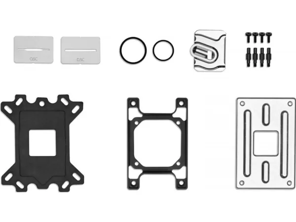 EK Water Blocks 3831109897034, Frame upgrade kit, Aluminium, Sort, Sølv, Stik AM4