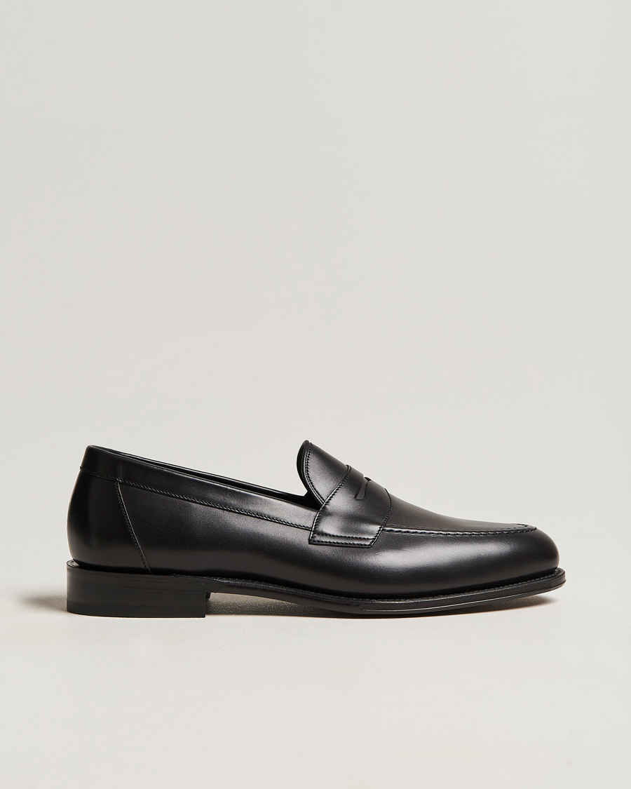 Loake 1880 Hornbeam Eco Penny Loafer Black Calf