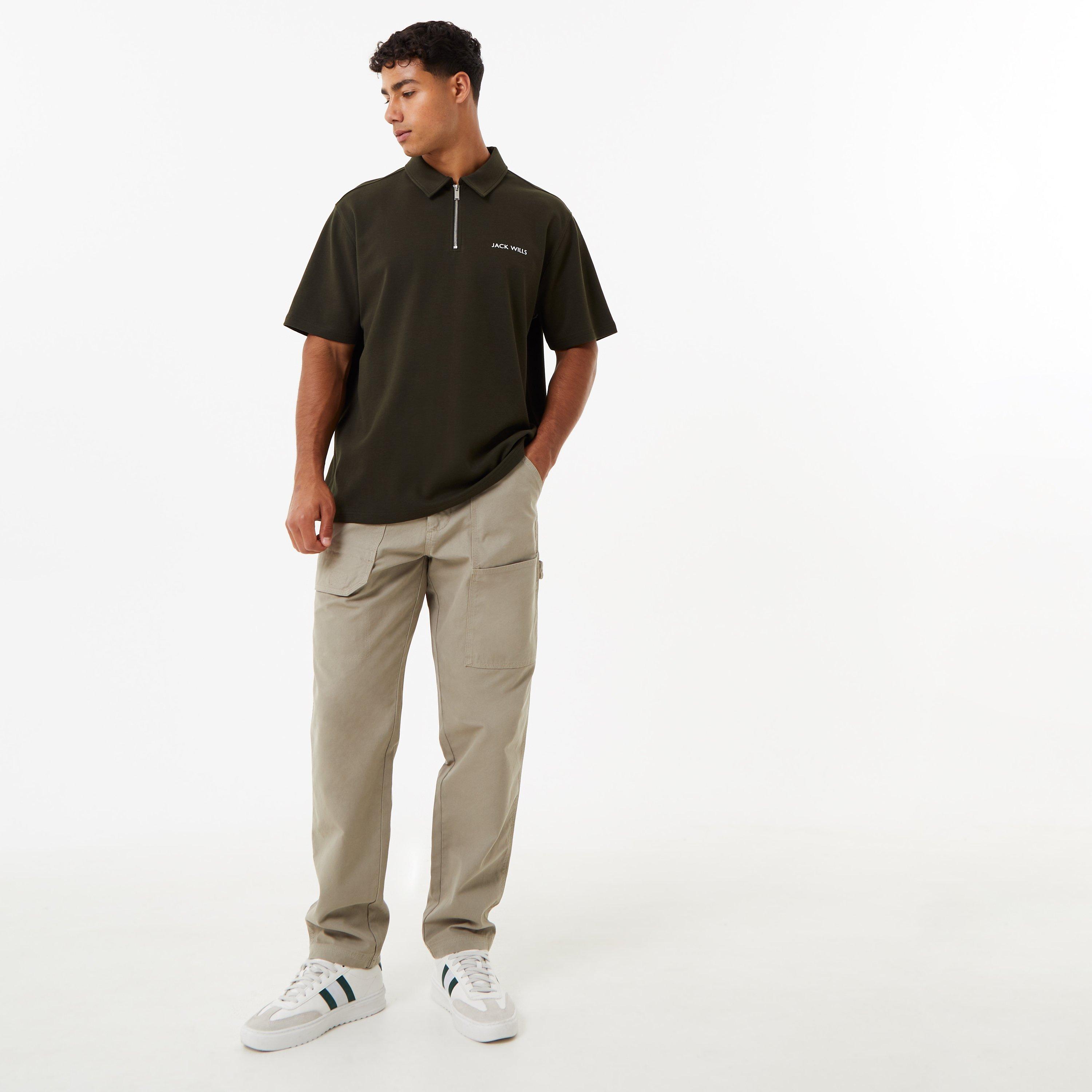 Jack Wills JW Interlock Zip Polo