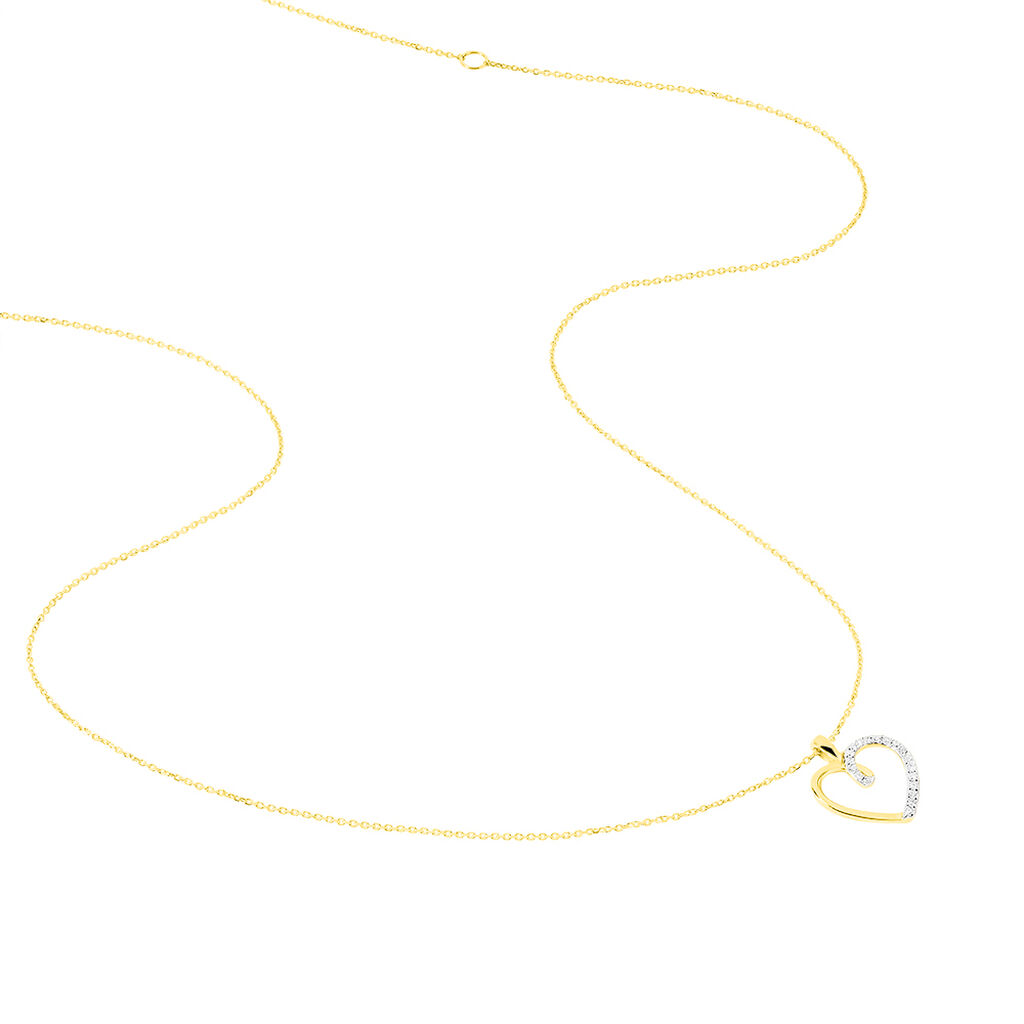 Collier Rhodia Or Jaune Diamant