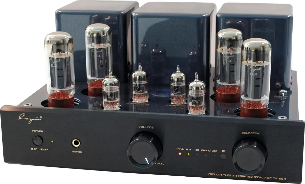 Cayin CS-55A EL34 Noir Amplis hi-fi stéréo