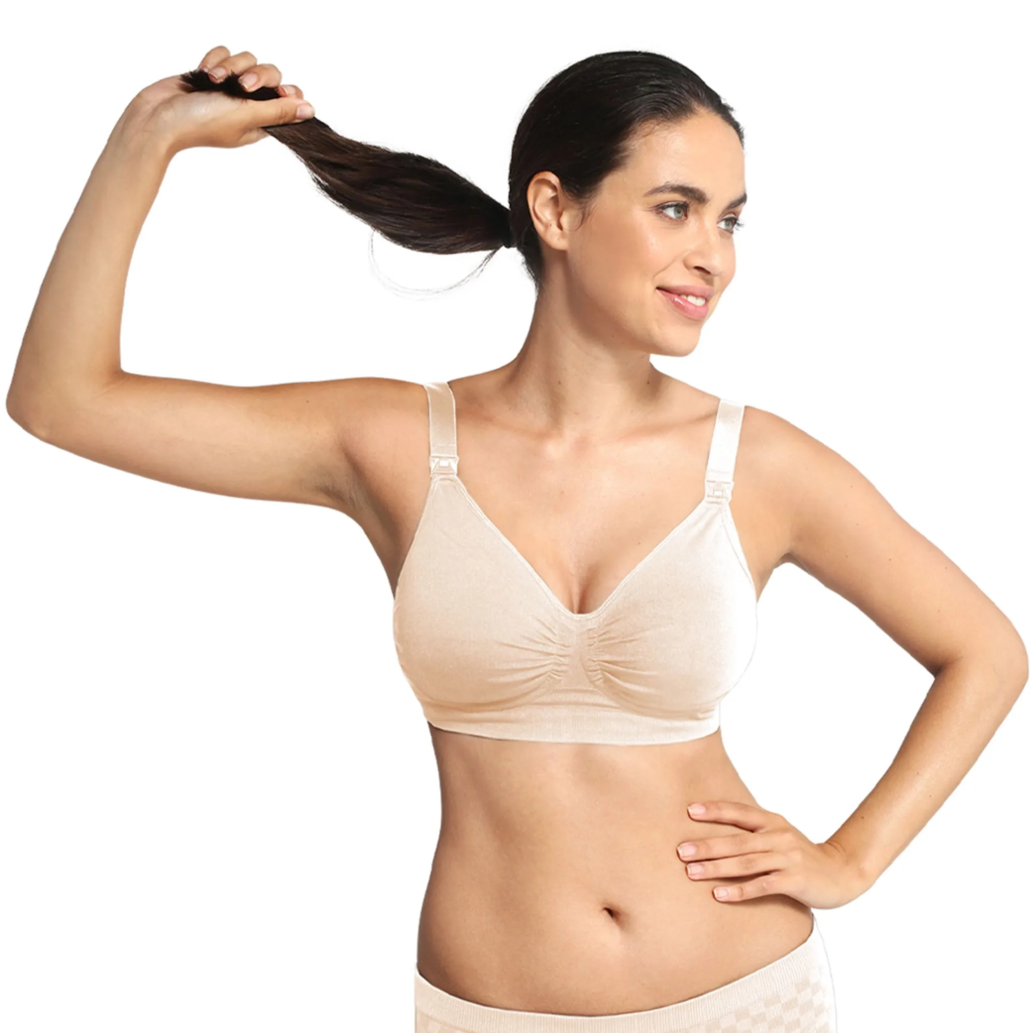 Carriwell Soutien-Gorge d'Allaitement Sans Coutures Carri-Gel ®