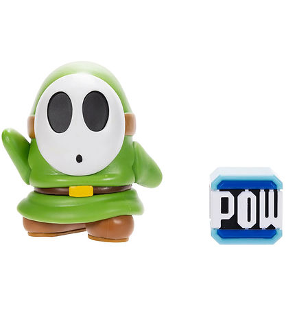 Super Mario Figur - 6 cm - Green Shy Guy