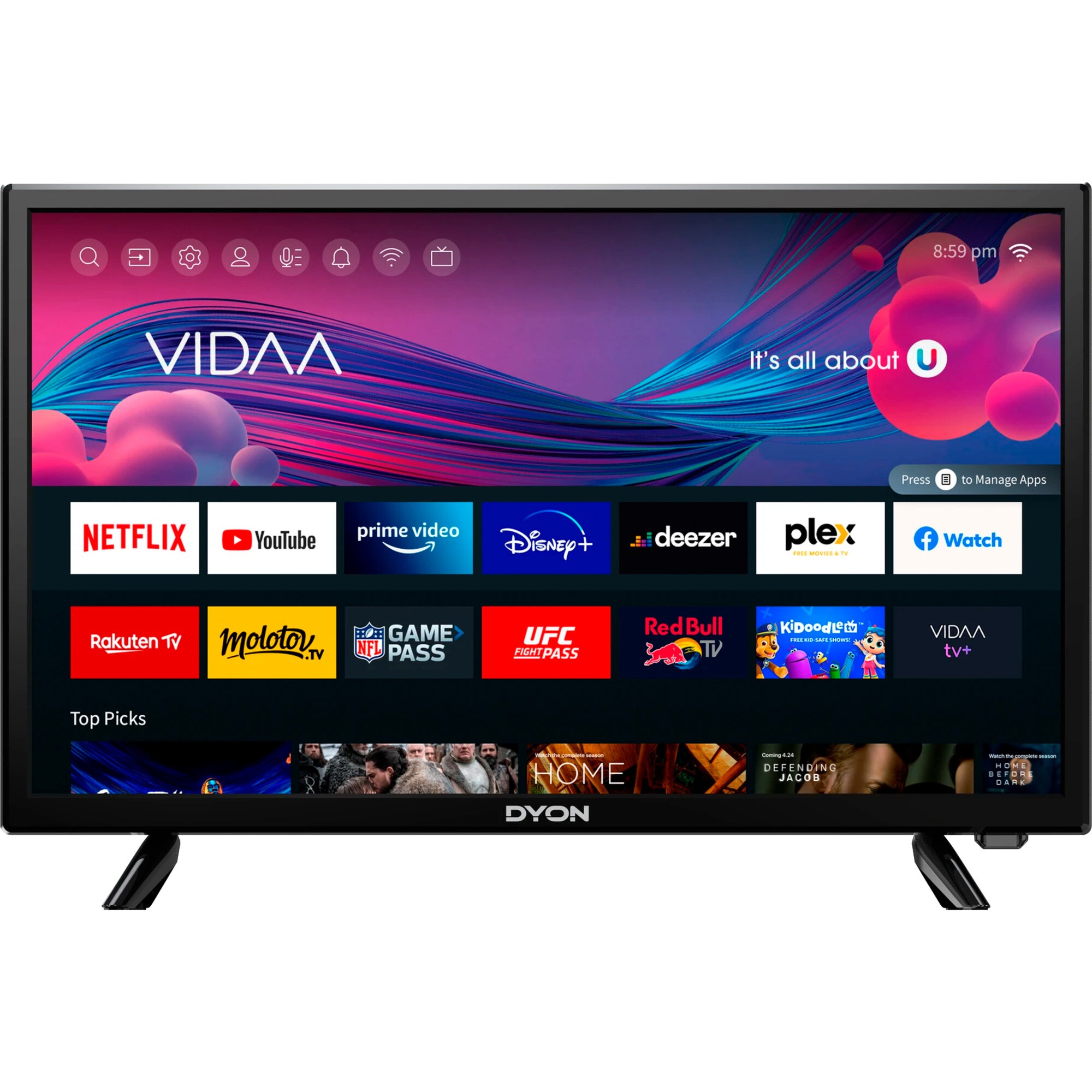 DYON LED-Fernseher SMART 24 VX