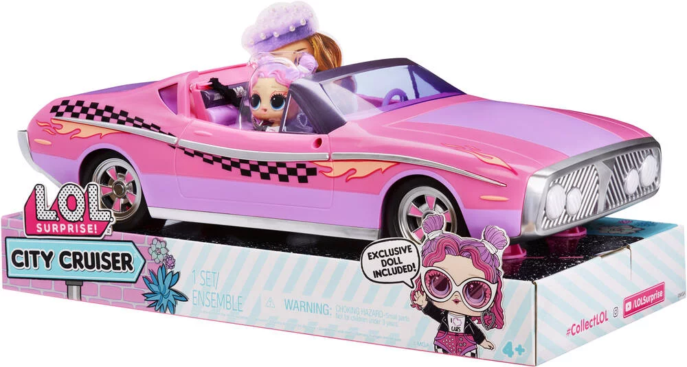 LOL SURPRISE CITY CRUISER™ VOITURE ET MINI POUPEE 7.5 CM